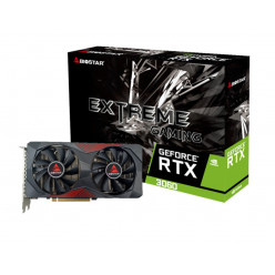 BIOSTAR GeForce RTX™ 3060 12GB GDDR6, 192bit, 1777/15000Mhz, PCI-E 4.0 x16, CUDA: 3584 processing, 1xHDMI, 3xDP,  Dual Fan, 1x8pin, Retail (VN3606RML9)